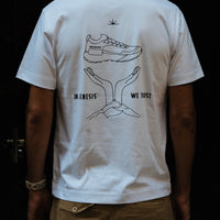IN GENESIS WE TRUST T-SHIRT - WHITE