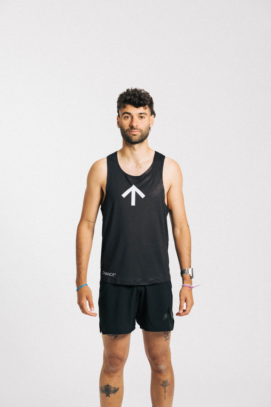 Chance Running AROW Singlet - Black