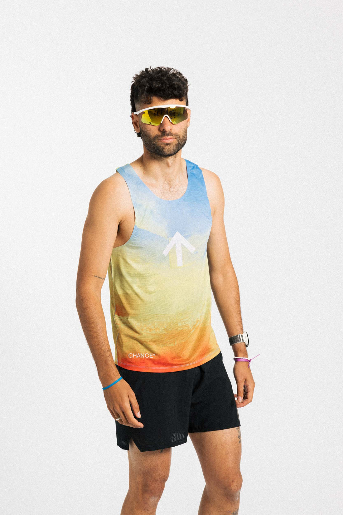 Chance Running AROW Singlet - Morning Sky