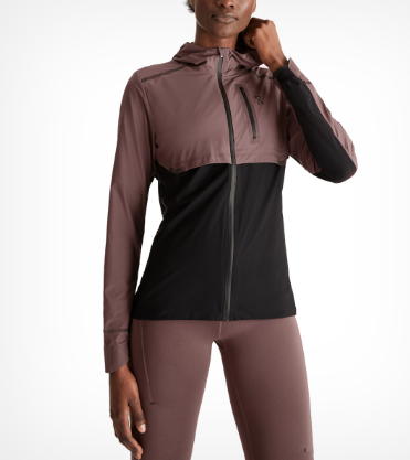 On Running Weather Jacket Grape /Black Woman